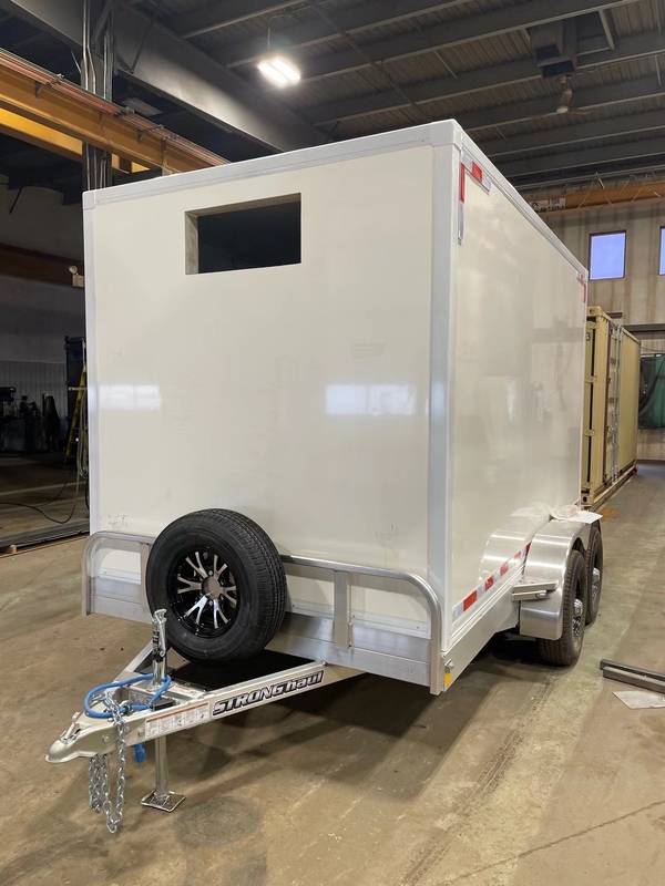 Refrigerated Portable Cold Storage Trailers Dengan 220V Voltage Dan Air Tight Motor