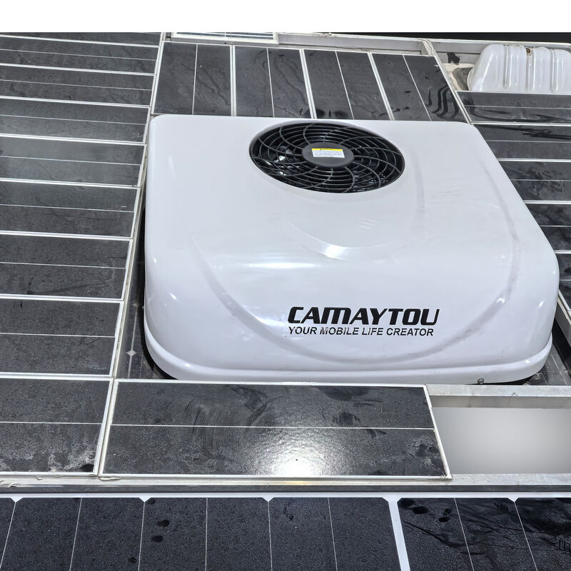 Atap Parkir Listrik DC 12v 24v 48v Rv Laut 12 Volt AC Parkir Pendingin untuk Mobil RV VAN Karavan Kabin Truk Perahu